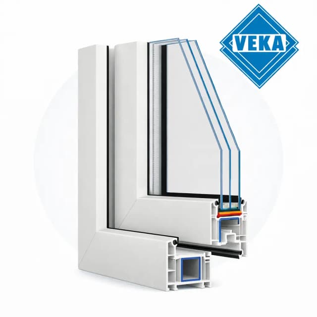 Ușă PVC VEKA 70